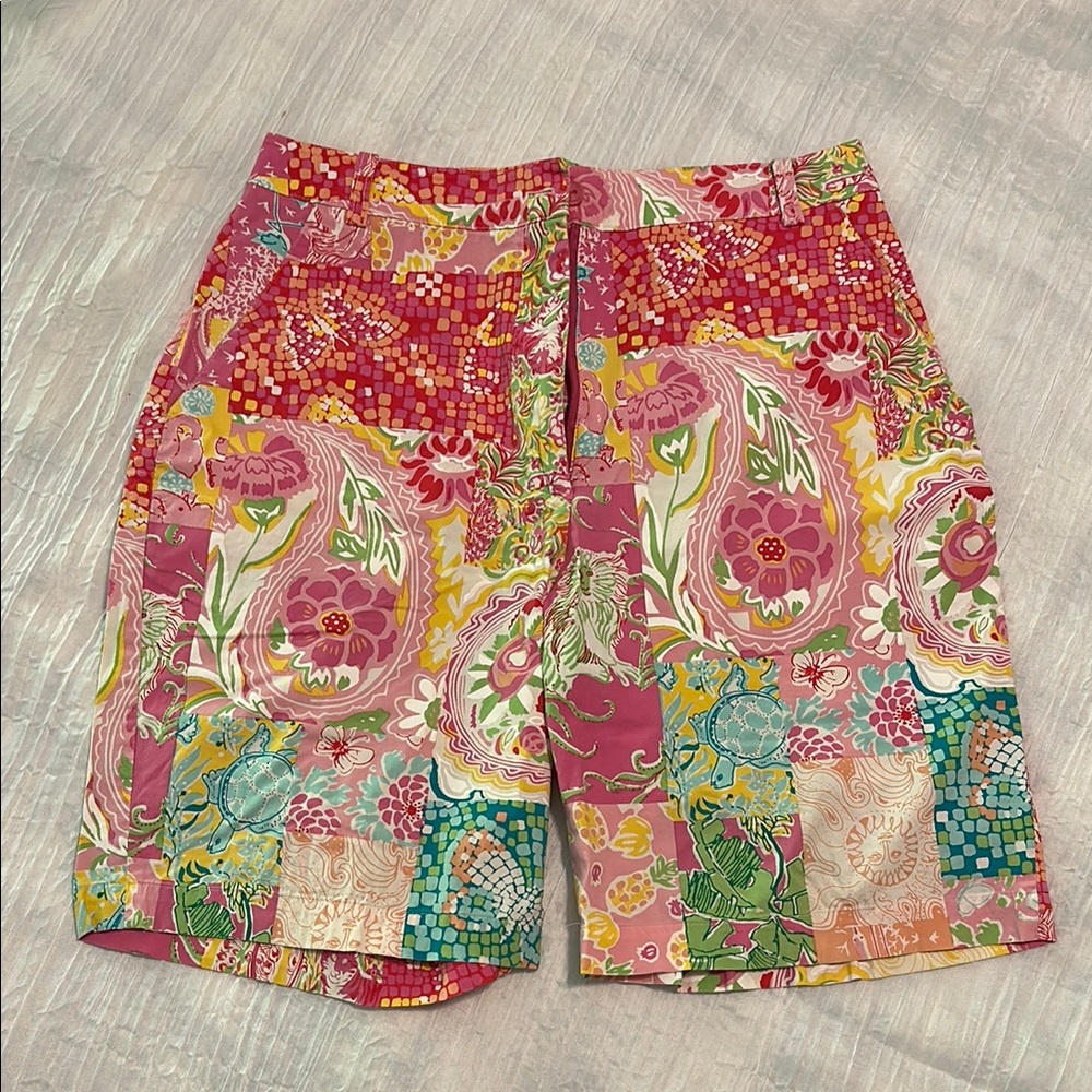 Colorful Women's Patchwork Shorts